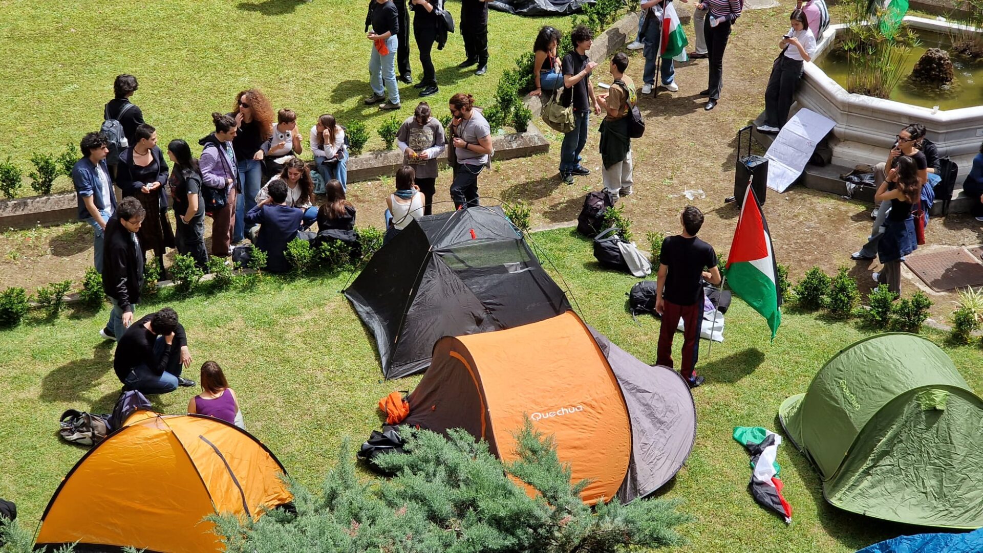 video-|-anche-a-napoli-tende-per-gaza-alla-federico-ii:-“no-al-genocidio”