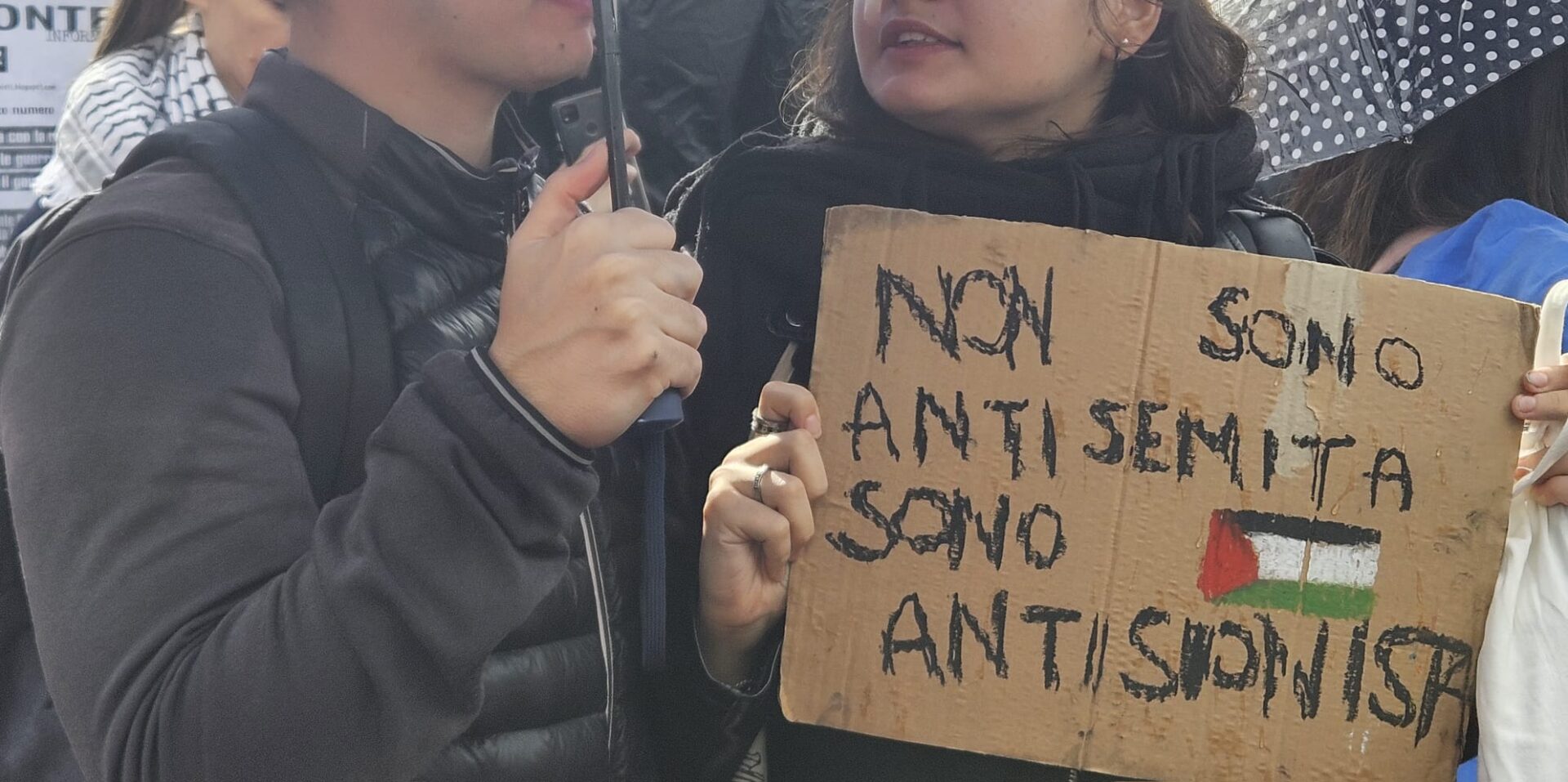 ai-domiciliari-l’unico-arrestato-al-corteo-pro-palestina.-l’amica:-“e-stato-picchiato-e-portato-via-col-manganello”